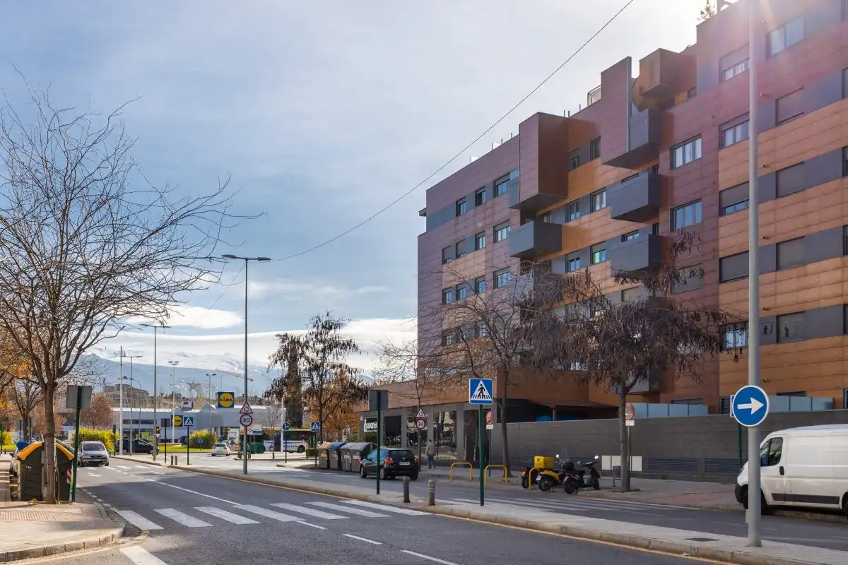 Exterior view of Flat for rent in Granada  with Heating, Private garden and Storage room