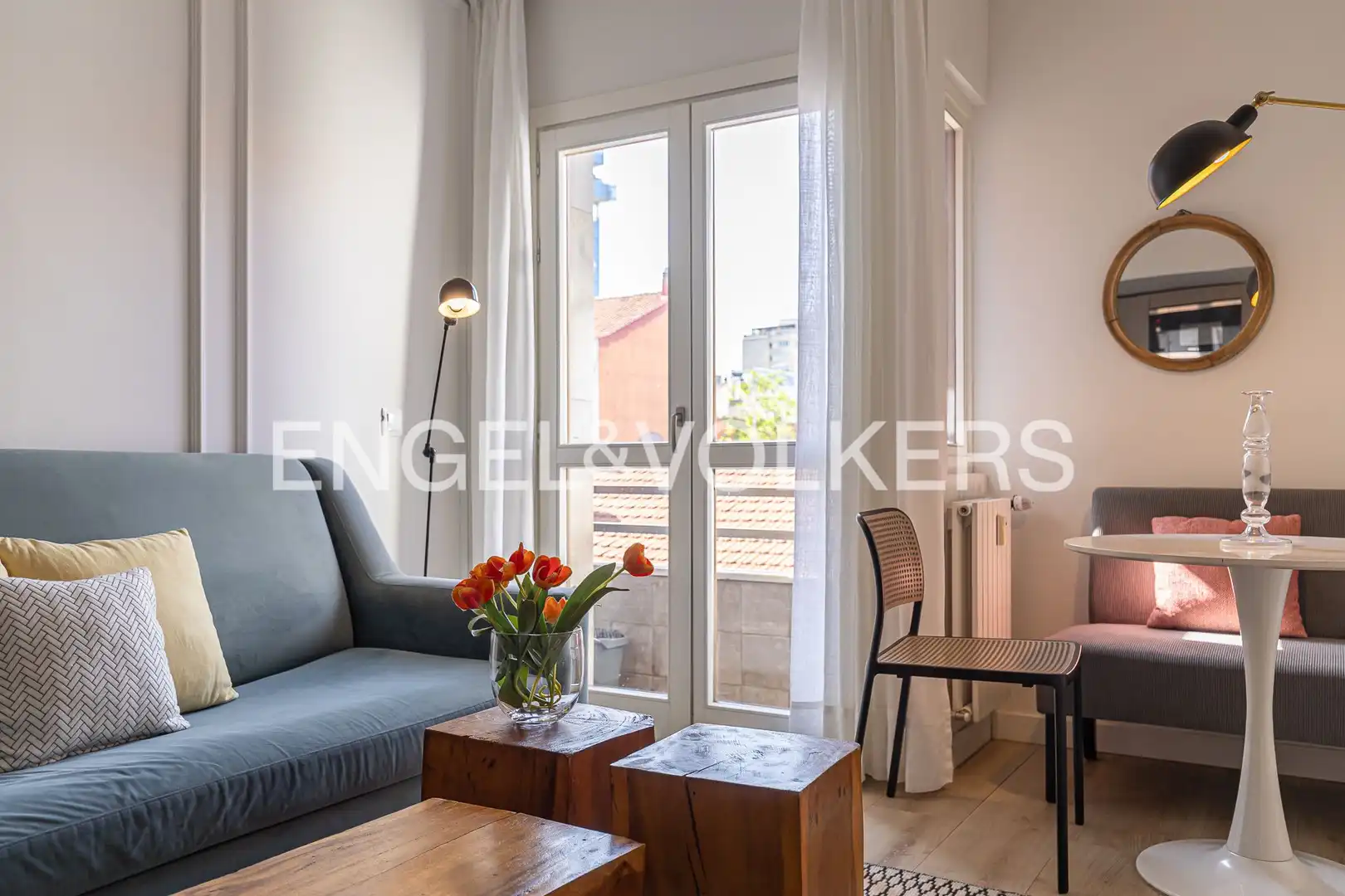 Balcony of Flat for rent in Madrid  with Air Conditioner, Heating and Terrace