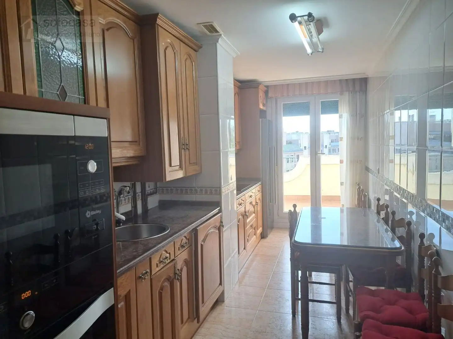 Kitchen of Attic for rent in Valladolid  with Heating, Terrace and Swimming Pool