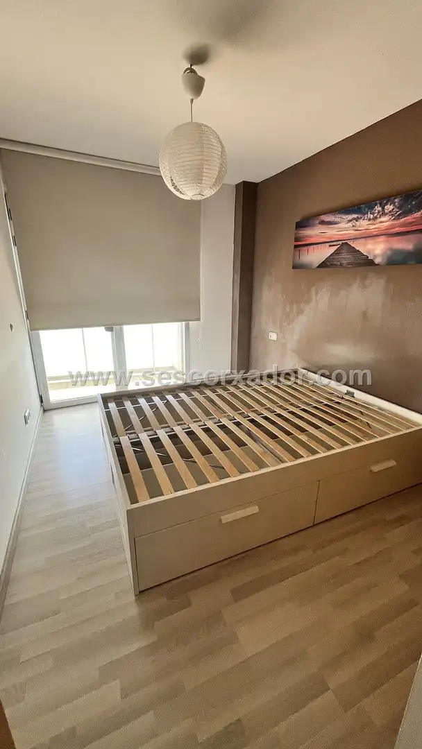 Schlafzimmer von Wohnung zur Miete in  Palma de Mallorca mit Klimaanlage, Möbliert und Fernseher
