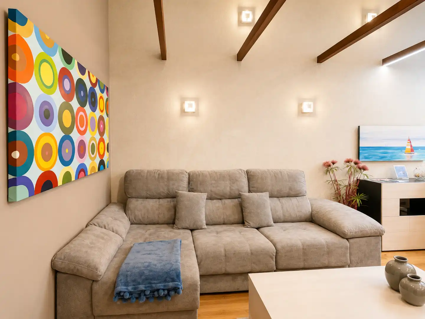 Sala d'estar de Pis en venda en Burgos amb Aire condicionat i Calefacció