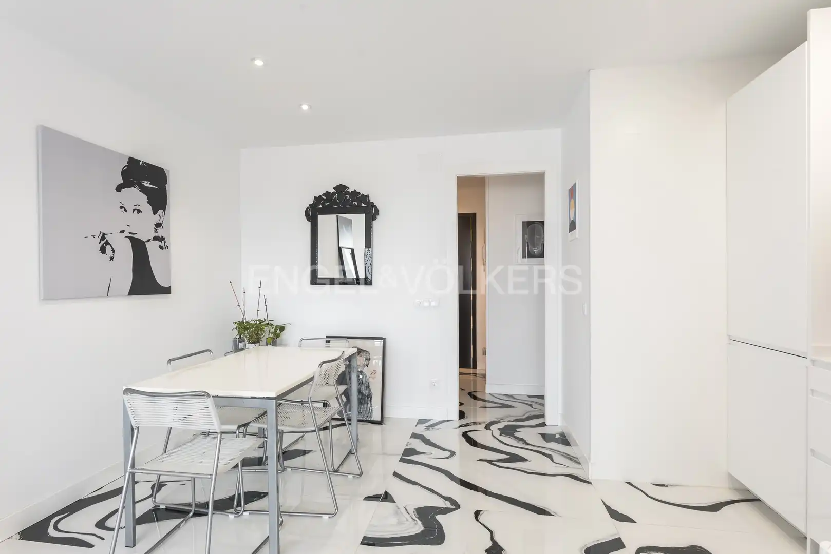 Esszimmer von Wohnung zur Miete in Madrid mit Klimaanlage, Heizung und Möbliert
