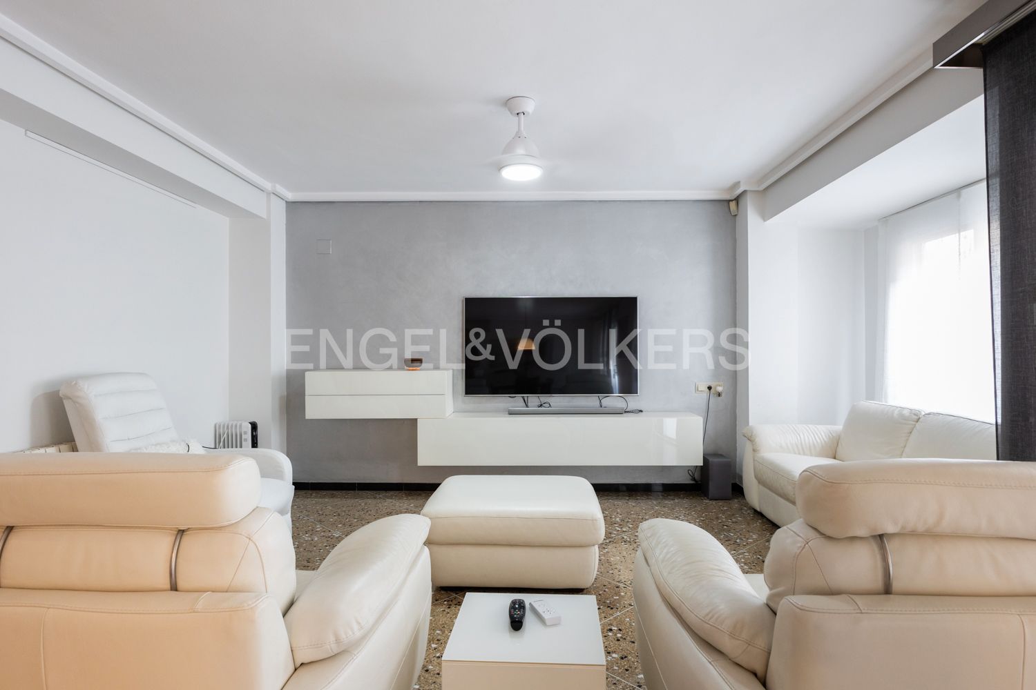 Sala d'estar de Apartament en venda en  Valencia Capital amb Aire condicionat, Calefacció i Terrassa