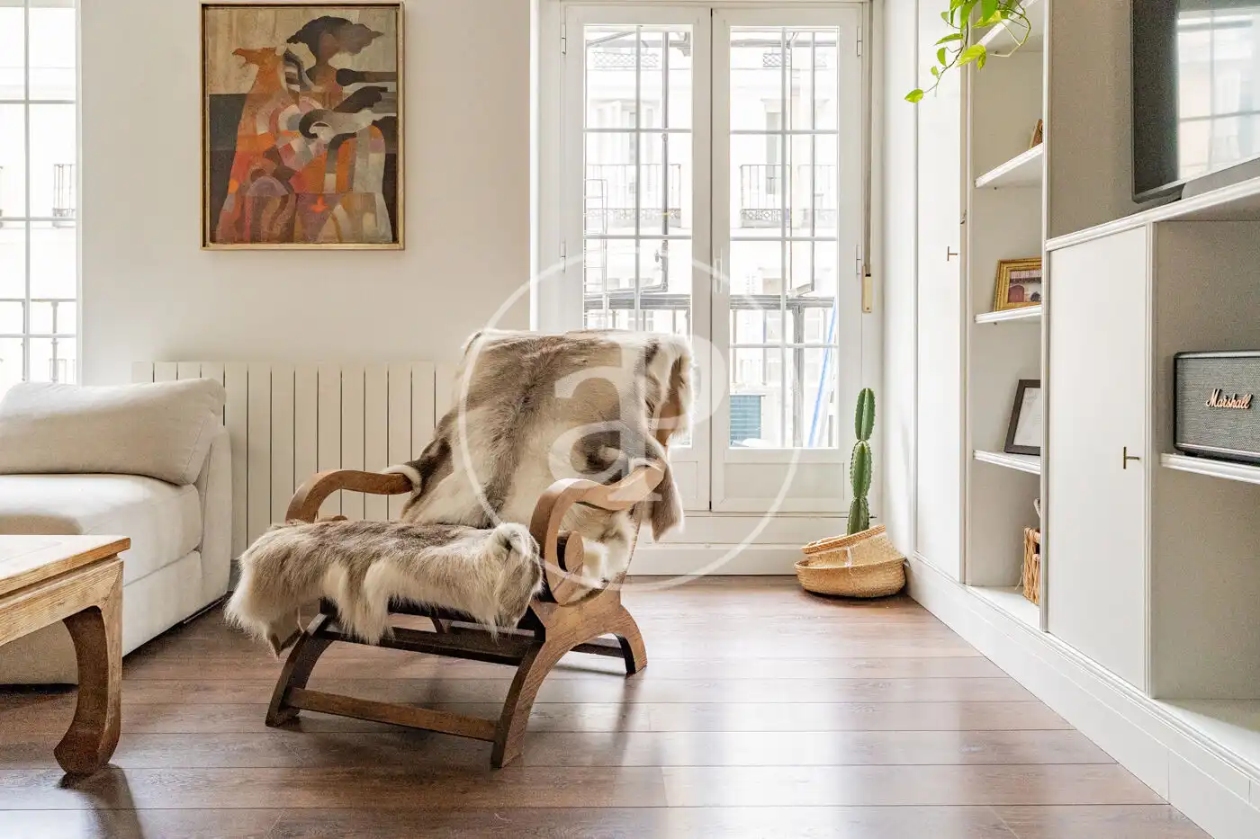 Sala de estar de Piso de alquiler en Madrid con Aire acondicionado y Calefacción