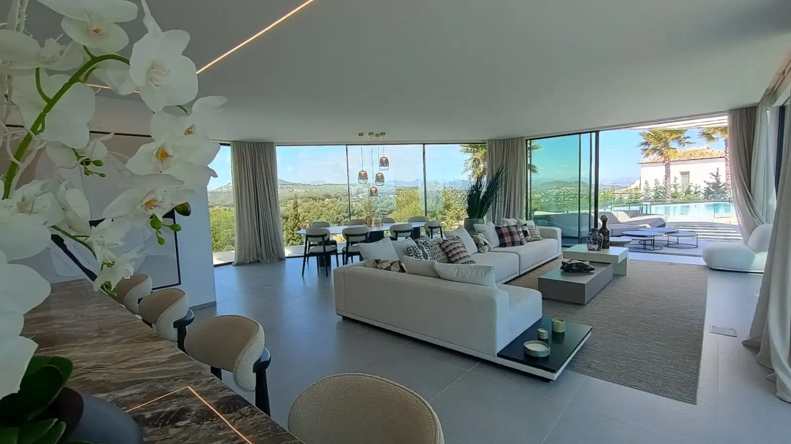 Sala d'estar de Casa o xalet en venda en Jávea / Xàbia amb Aire condicionat, Calefacció i Jardí privat