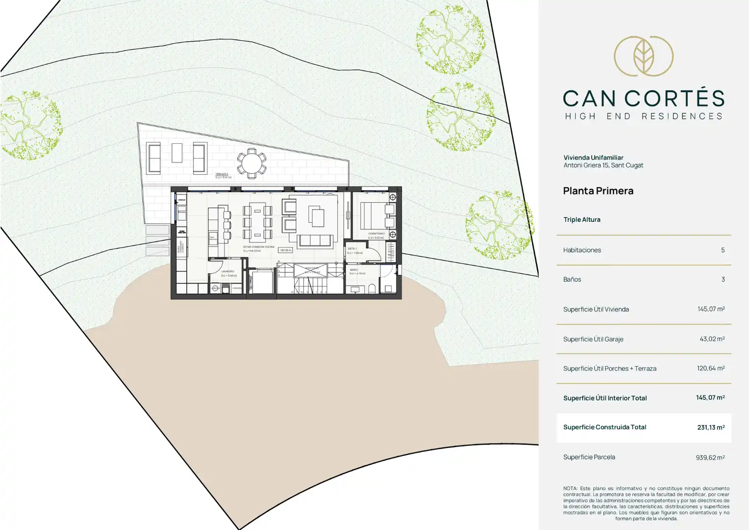 Houses for sale in Sant Cugat del Vallès  with Air Conditioner, Heating and Private garden