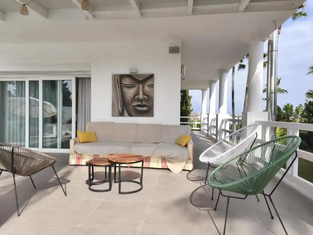 Terrace of Houses for rent in Estepona  with Air Conditioner, Heating and Private garden