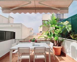 Terrassa de Casa adosada en venda en Sitges amb Aire condicionat i Balcó