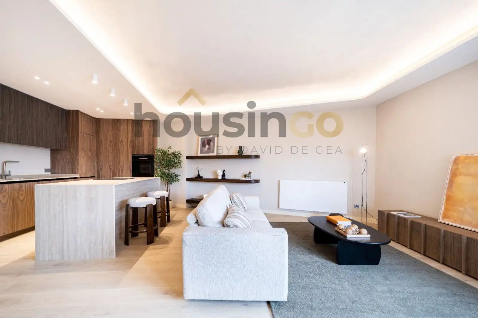 Wohnzimmer von Wohnung zum Verkauf in Madrid mit Klimaanlage, Heizung und Abstellraum