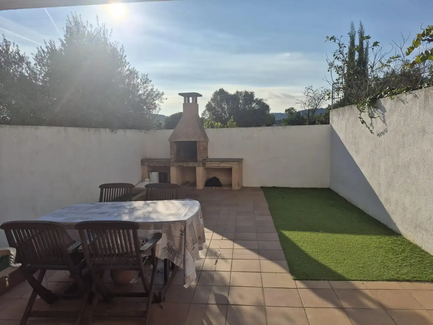 Terrasse von Einfamilien-Reihenhaus zum Verkauf in Palafolls, Barcelona