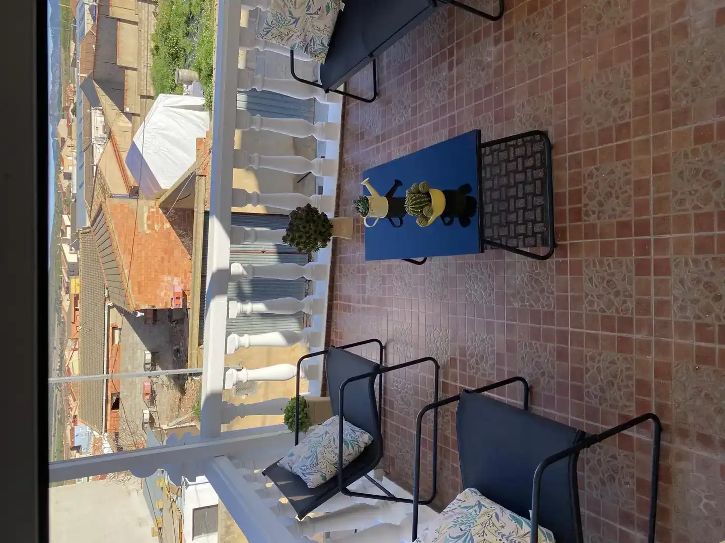 Terrassa de Casa adosada en venda en Fuenterrobles amb Aire condicionat i Balcó