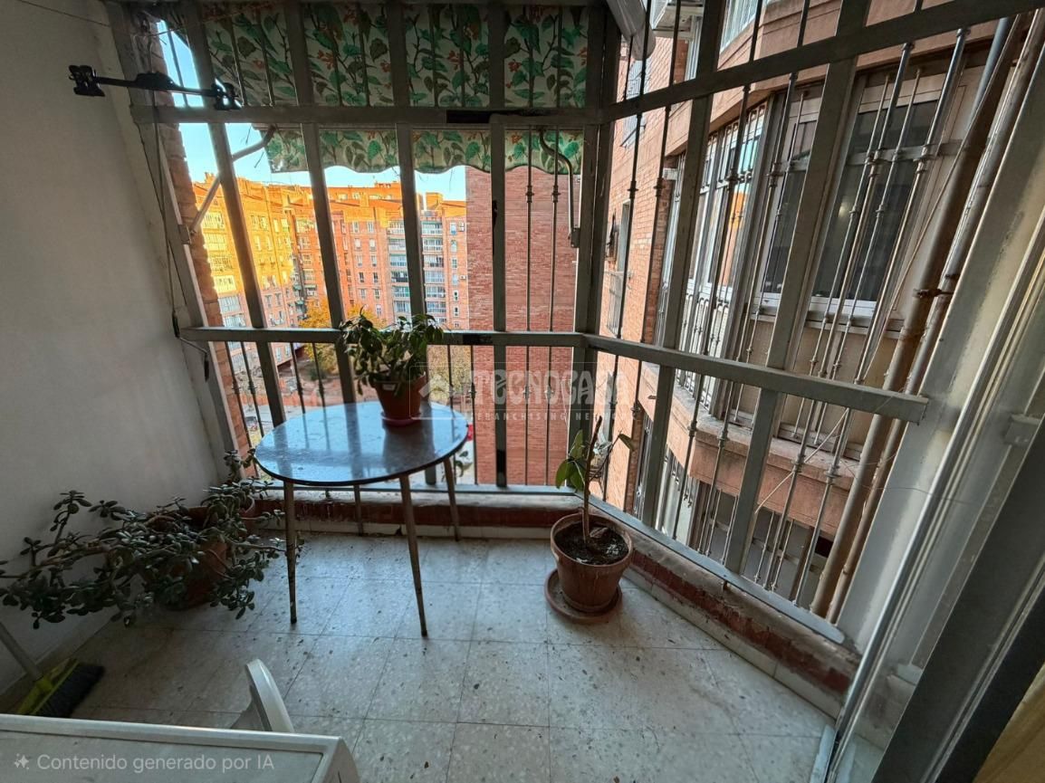 Bedroom of Flat for sale in  Madrid Capital  with Heating and Terrace