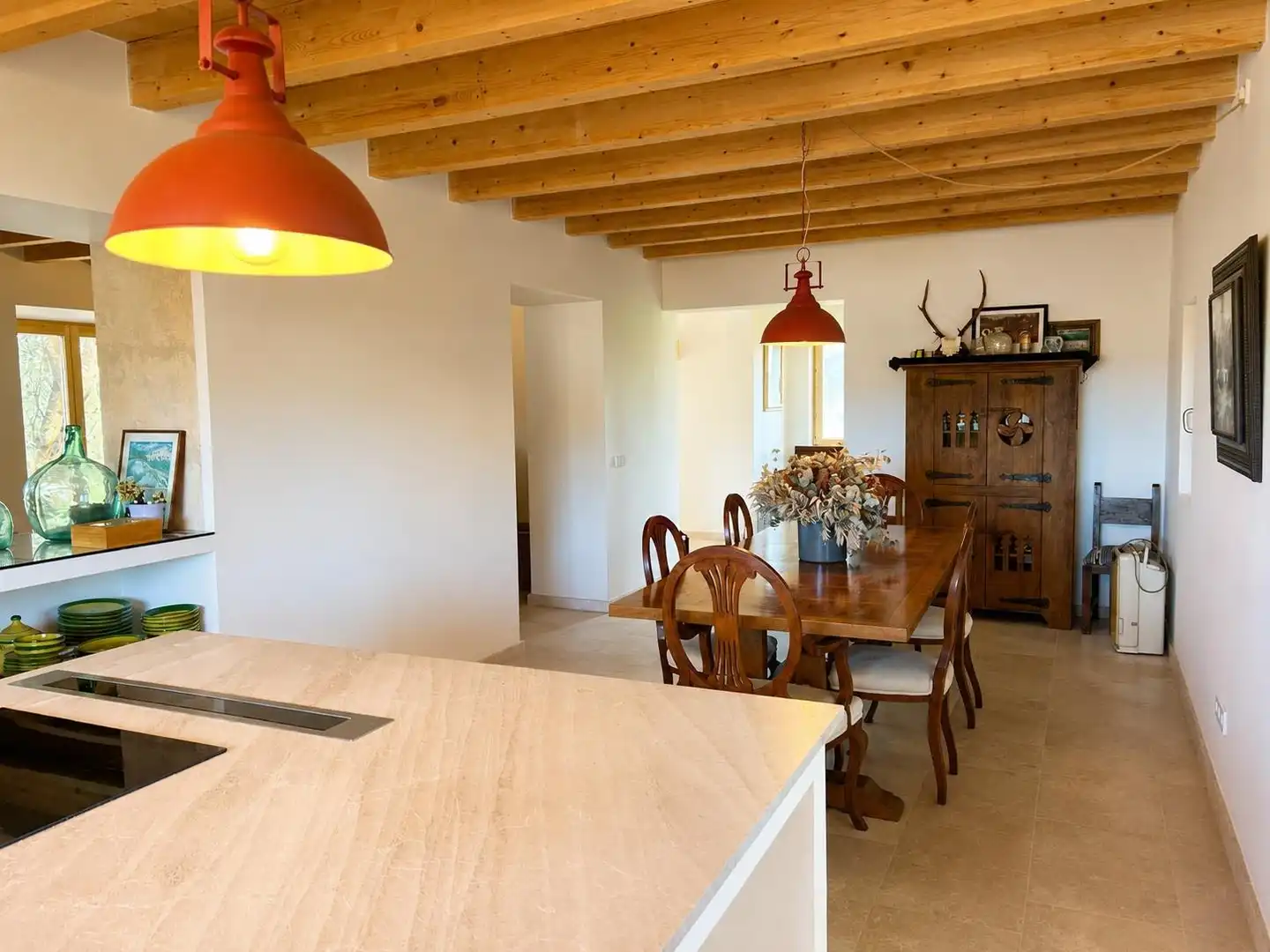 Comedor de Finca rústica en venta en Porreres con Calefacción y Terraza