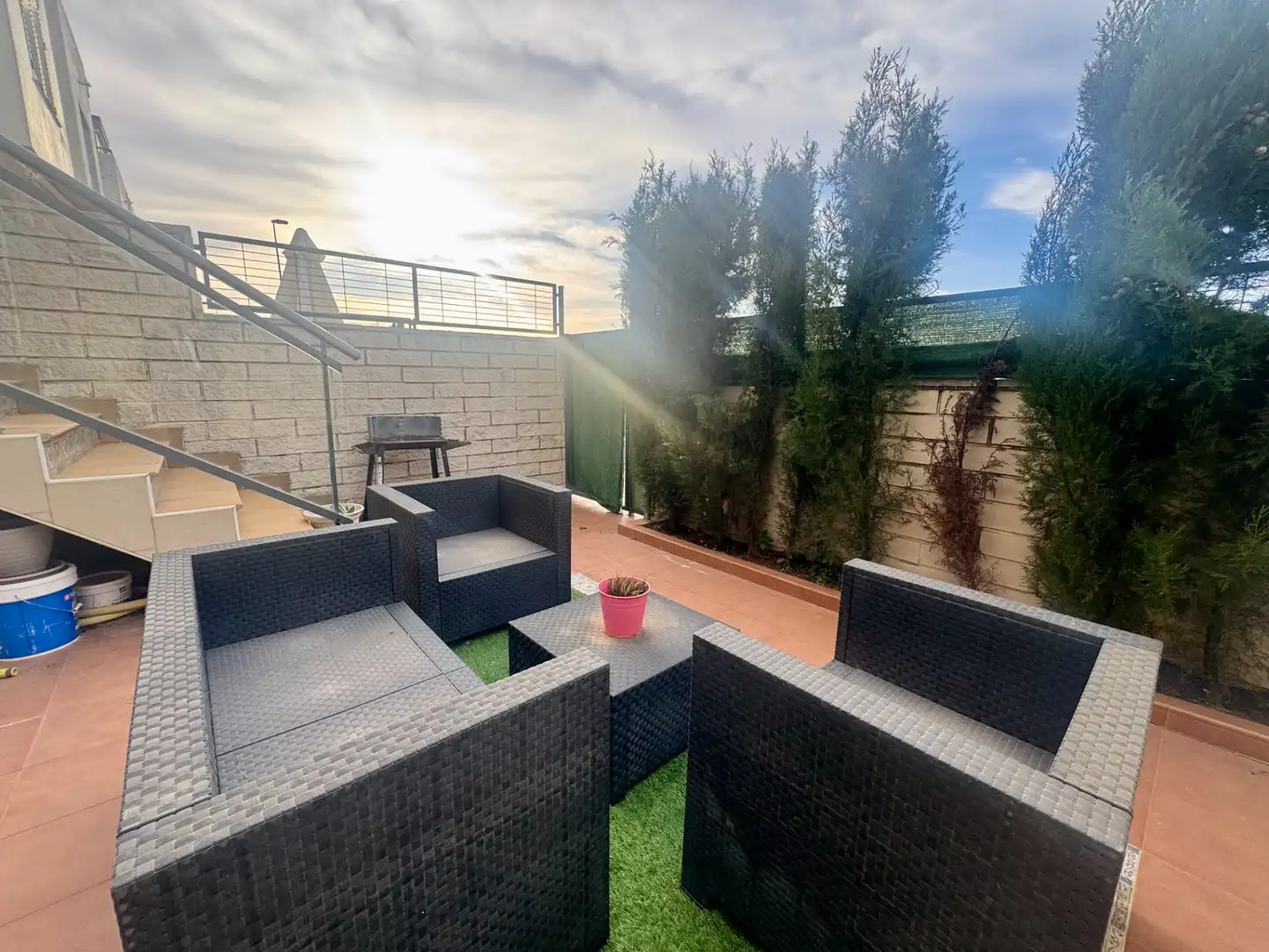 Terrace of Detached homes for sale in Sueca  with Air Conditioner, Terrace and Furnished