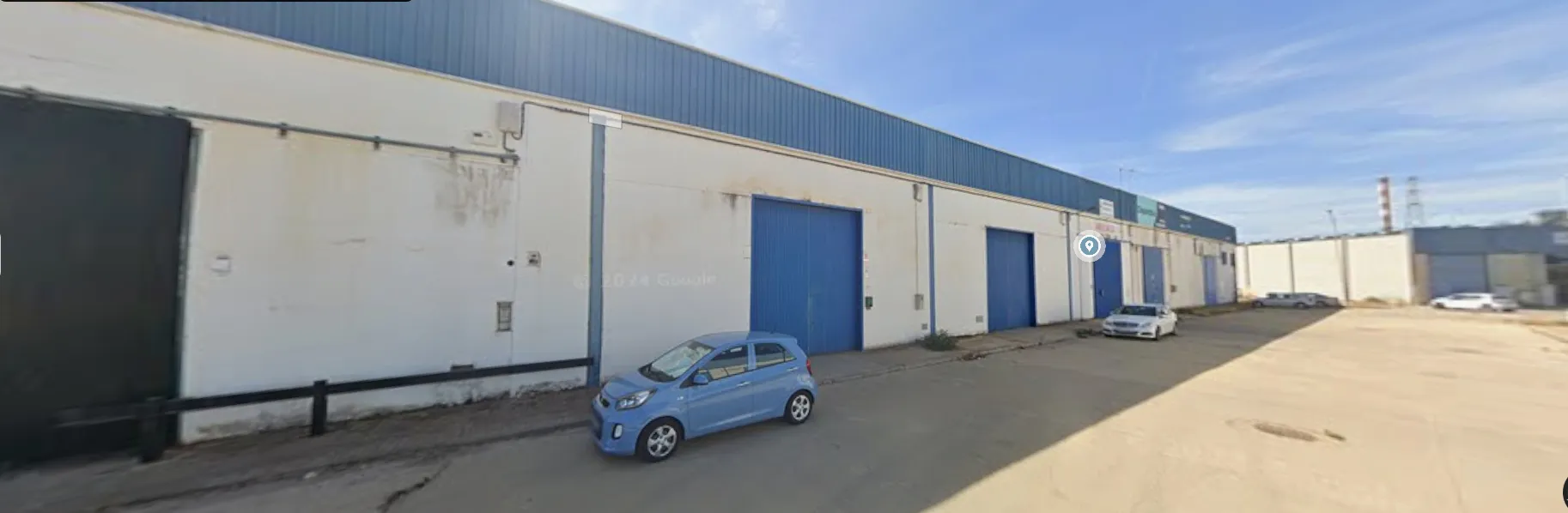 Vista exterior de Nau industrial en venda en San Juan del Puerto