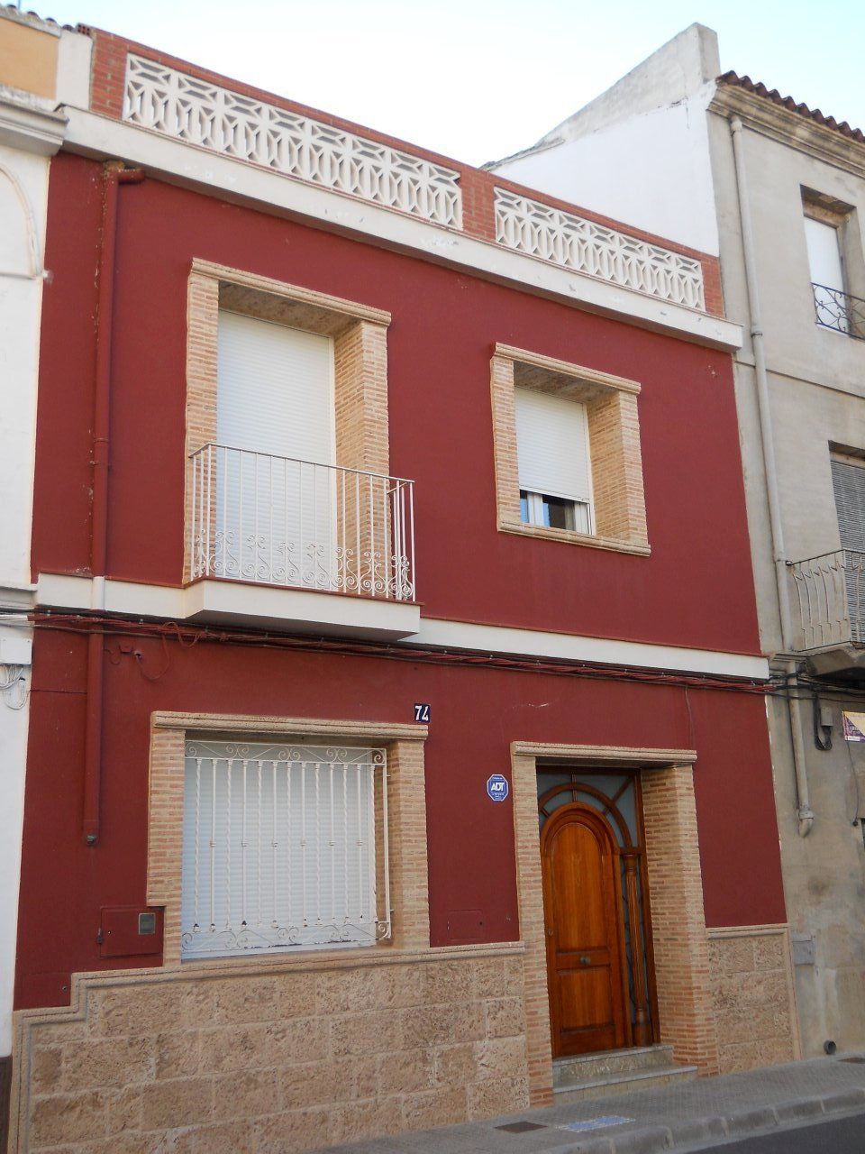 Exterior view of Single-family semi-detached for sale in La Pobla Llarga