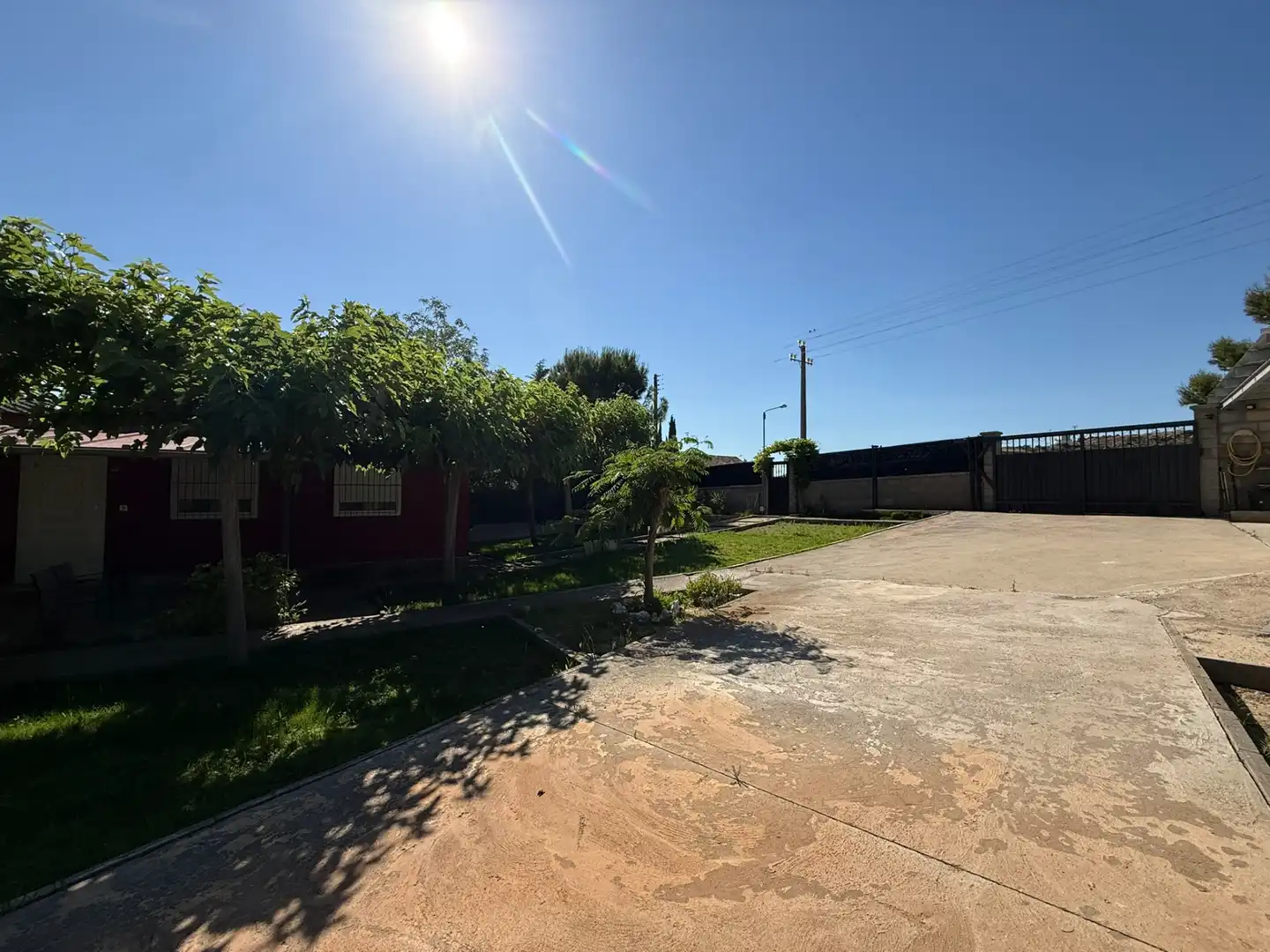 Vista exterior de Casa o chalet en venta en Caspe con Calefacción, Jardín privado y Parquet