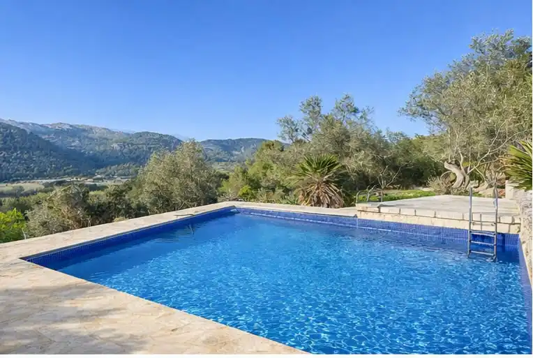 Swimming pool of Country homes for sale in Campanet  with Air Conditioner, Private garden and Terrace