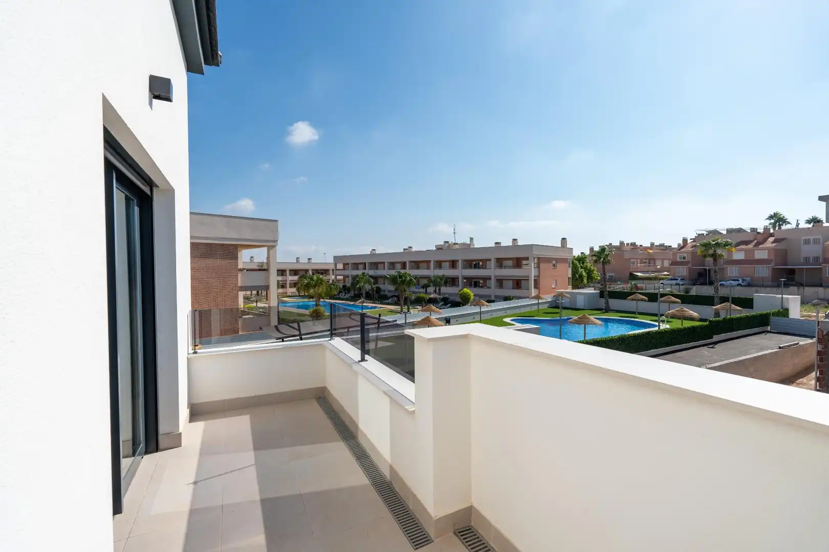Terraza de Casa adosada en venta en Santa Pola con Aire acondicionado, Jardín privado y Terraza