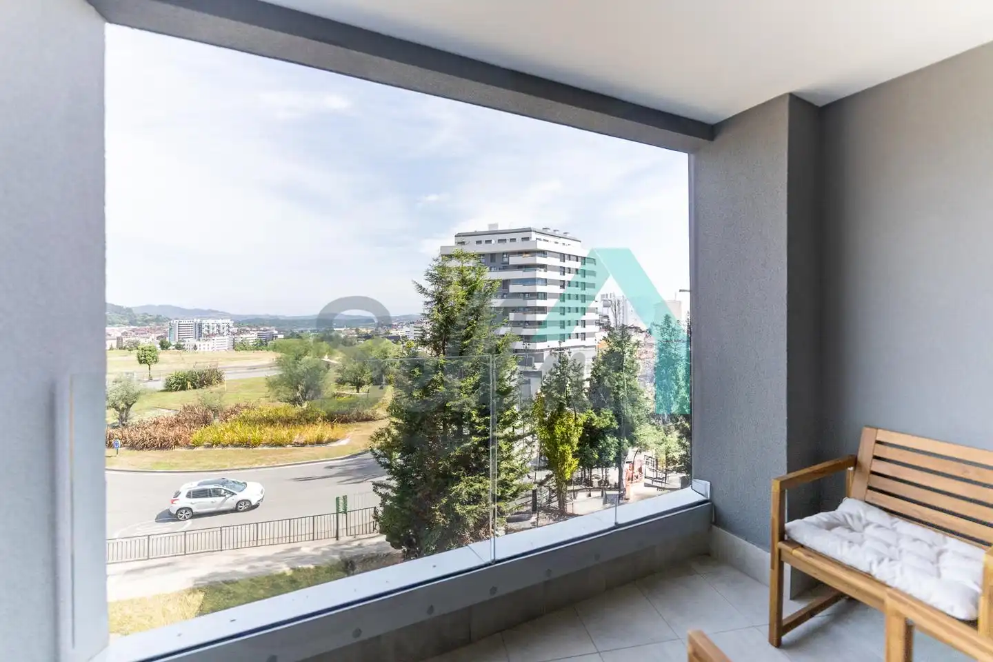 Terraza de Piso de alquiler en Oviedo  con Calefacción, Terraza y Trastero