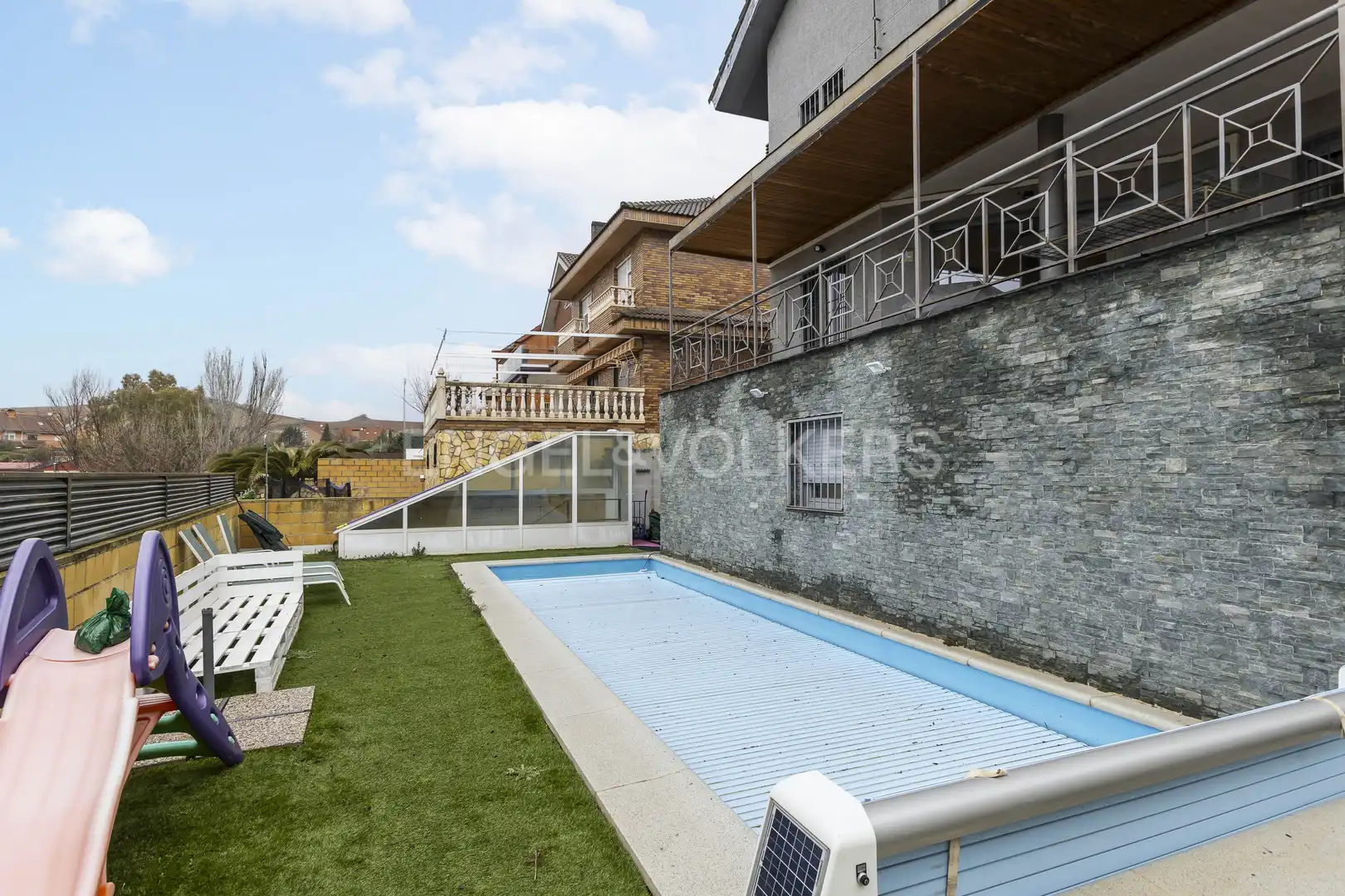 Piscina de Casa o chalet en venta en Cobeña con Aire acondicionado, Calefacción y Jardín privado