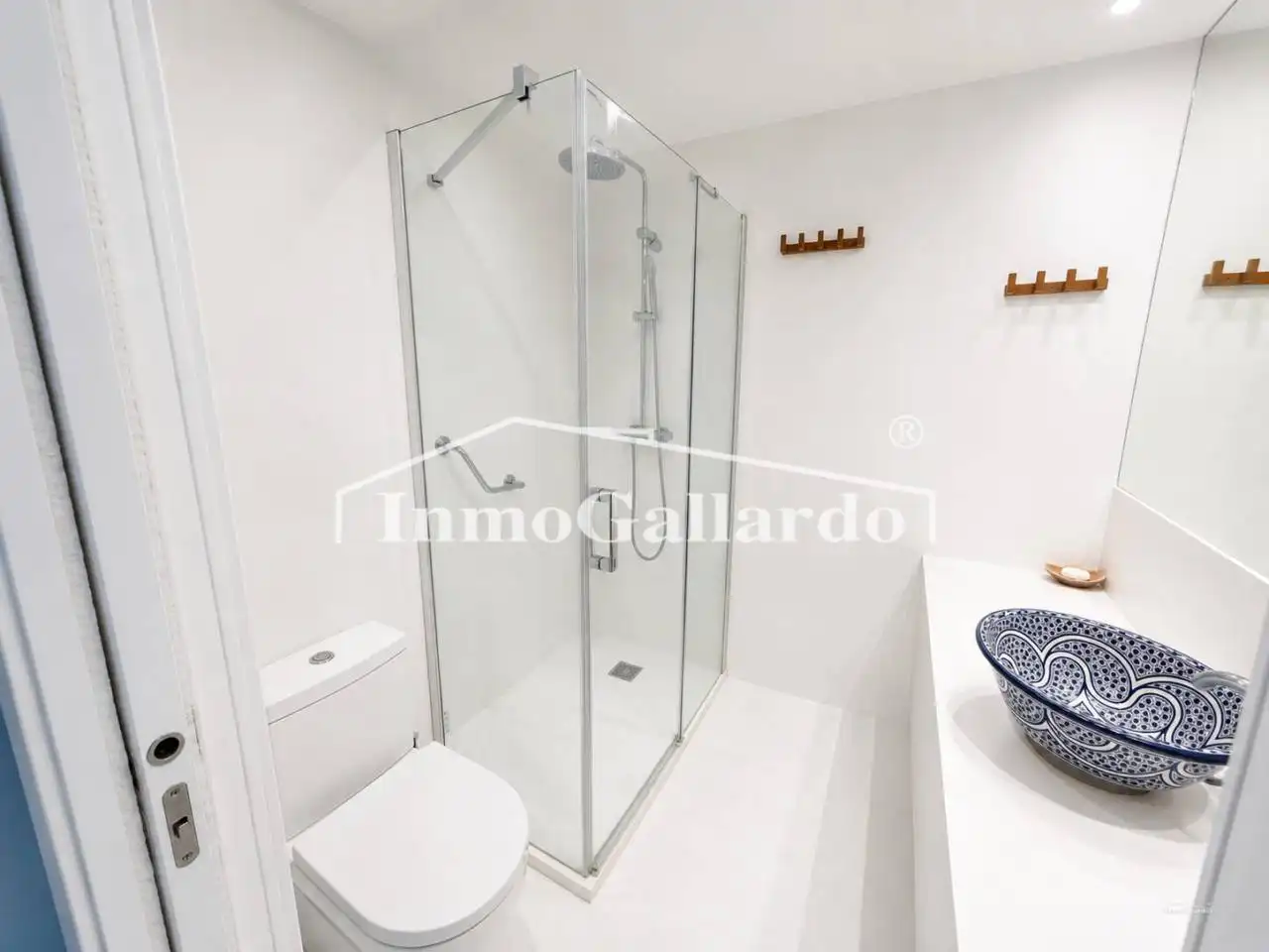 Badezimmer von Wohnung zum Verkauf in Málaga mit Klimaanlage, Heizung und Terrasse