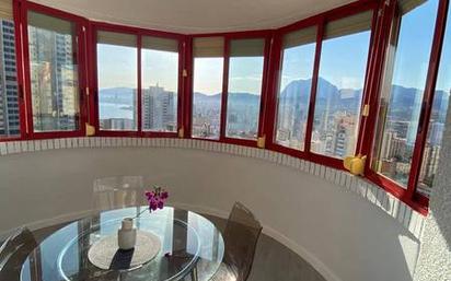 Dining room of Flat for sale in Benidorm  with Air Conditioner, Furnished and Balcony