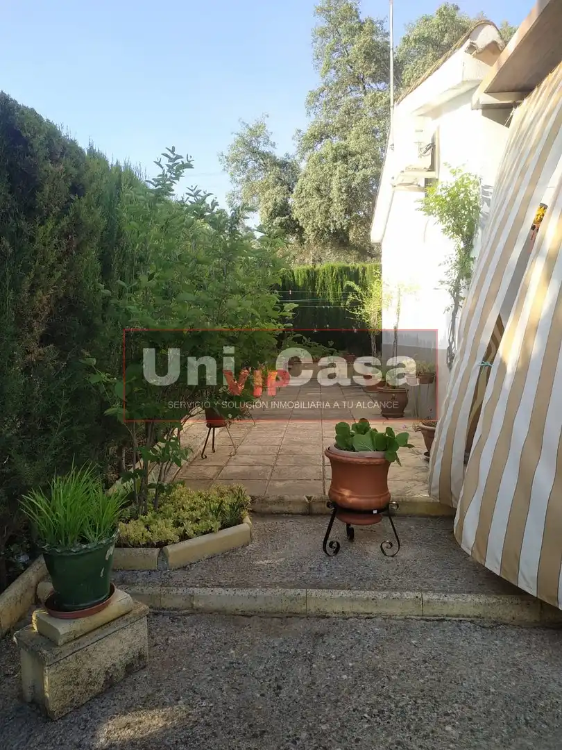Terrace of Country homes for sale in Villaharta  with Air Conditioner, Private garden and Swimming Pool
