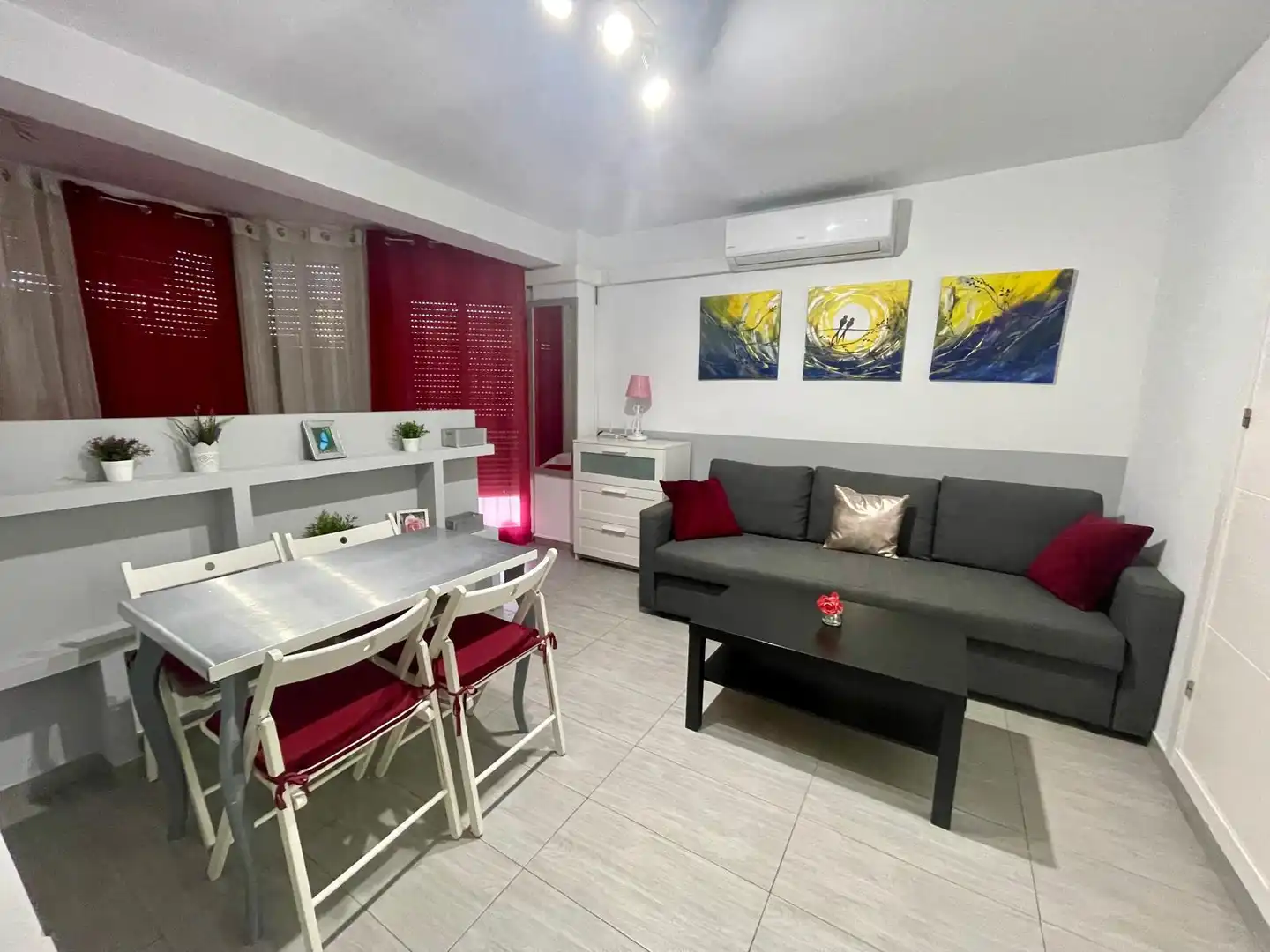Sala de estar de Estudio en venta en Vélez-Málaga con Aire acondicionado, Terraza y Amueblado
