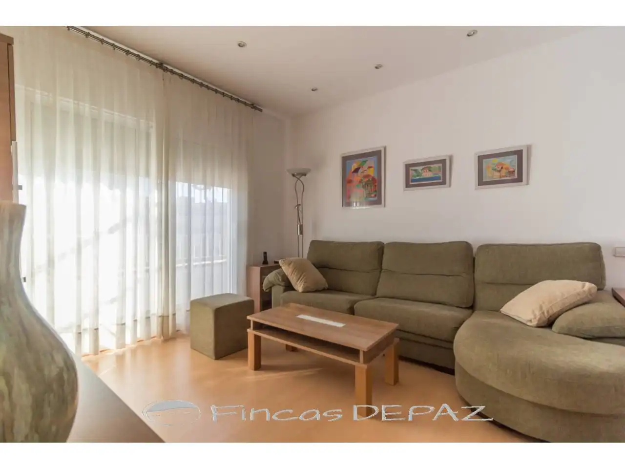 Living room of Flat for sale in Castelldefels  with Air Conditioner, Heating and Parquet flooring