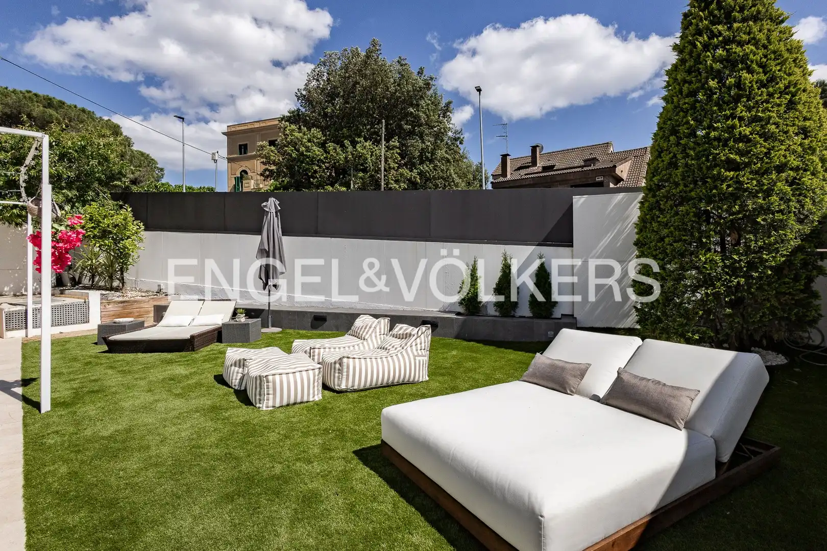 Terraza de Casa o chalet de alquiler en Barcelona con Aire acondicionado, Calefacción y Jardín privado