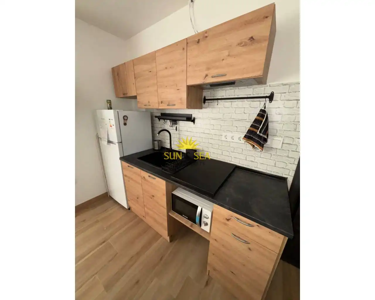 Cocina de Apartamento de alquiler en Murcia con Aire acondicionado, Calefacción y Amueblado