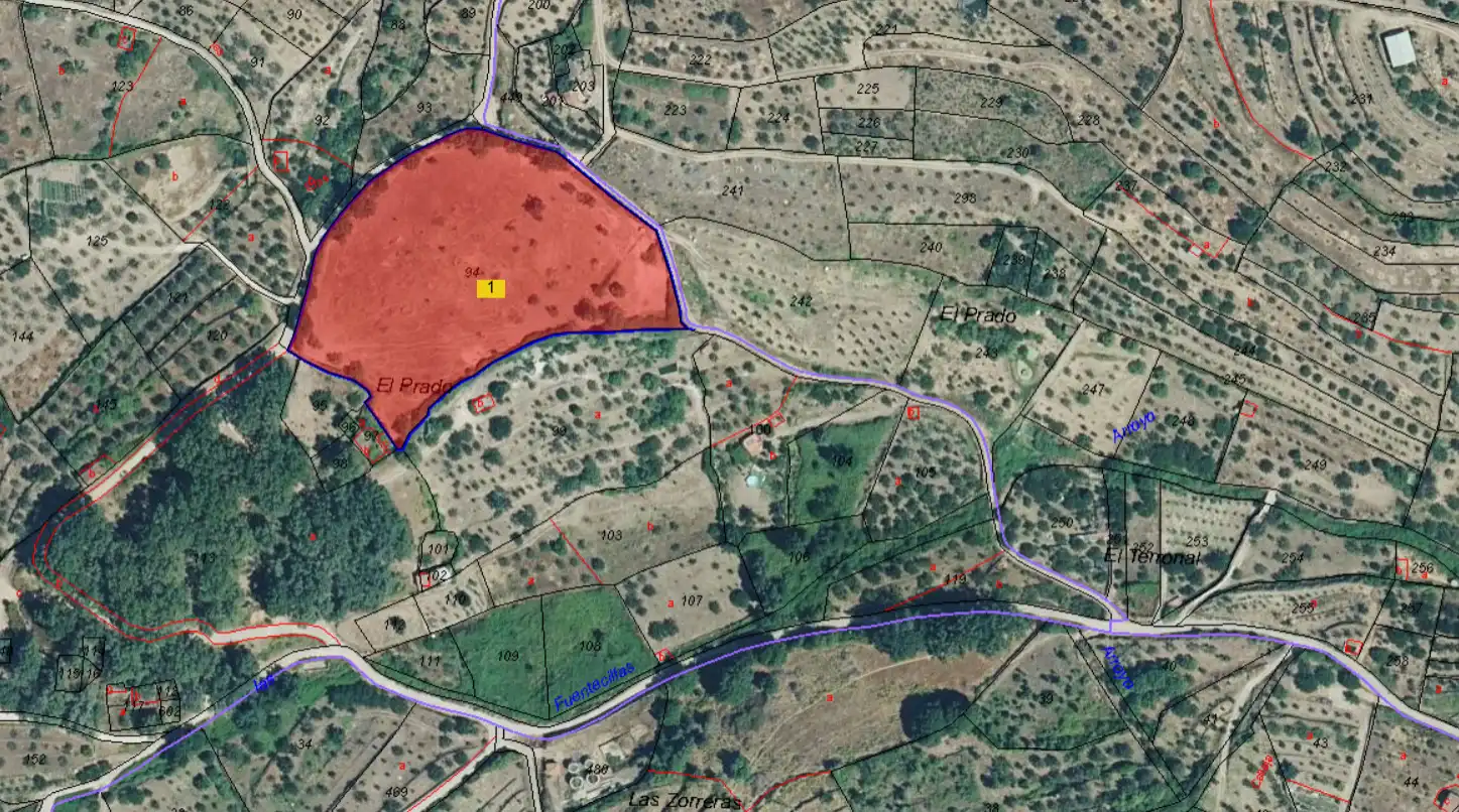 Terreno en venta en Casas del Castañar