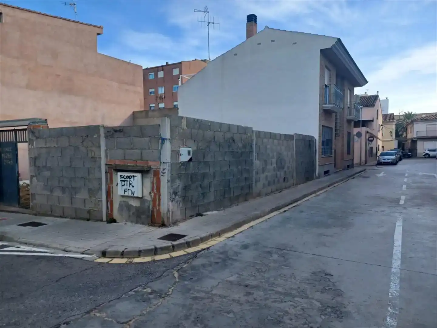 Vista exterior de Terreno en venta en Faura