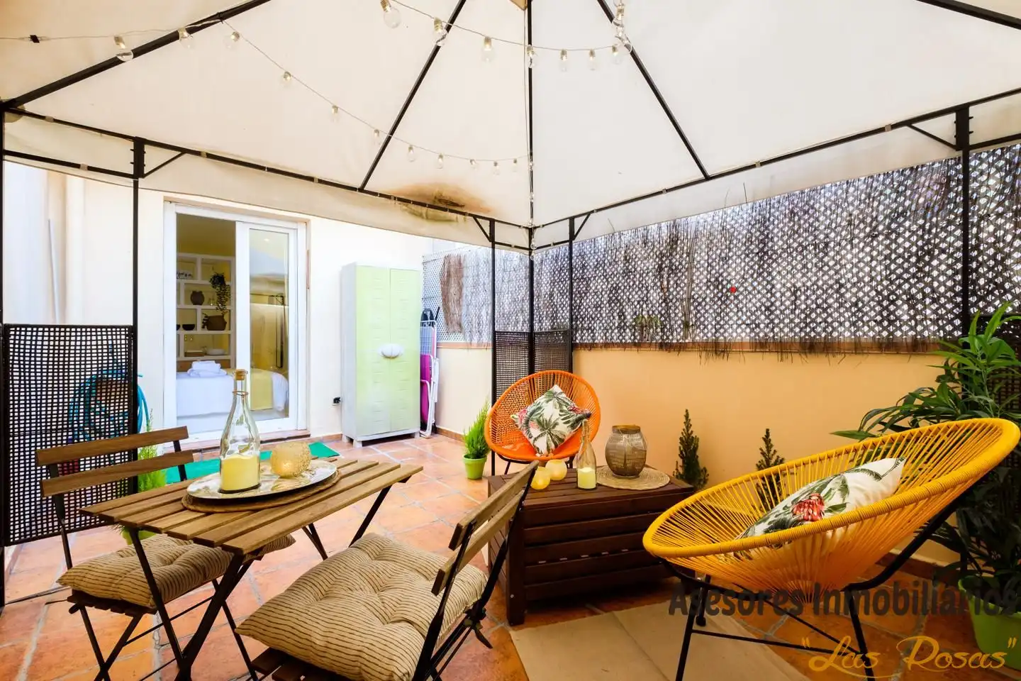 Terrasse von Wohnung zur Miete in Madrid mit Klimaanlage und Möbliert