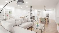 Living room of Duplex for sale in  Madrid Capital  with Heating, Furnished and Community pool