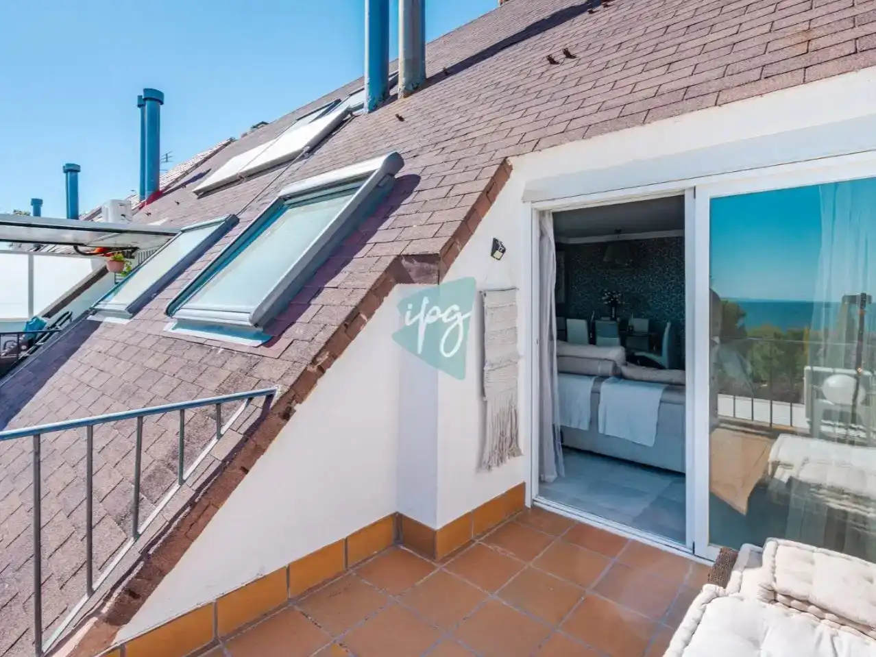 Terraza de Casa adosada en venta en Estepona con Aire acondicionado