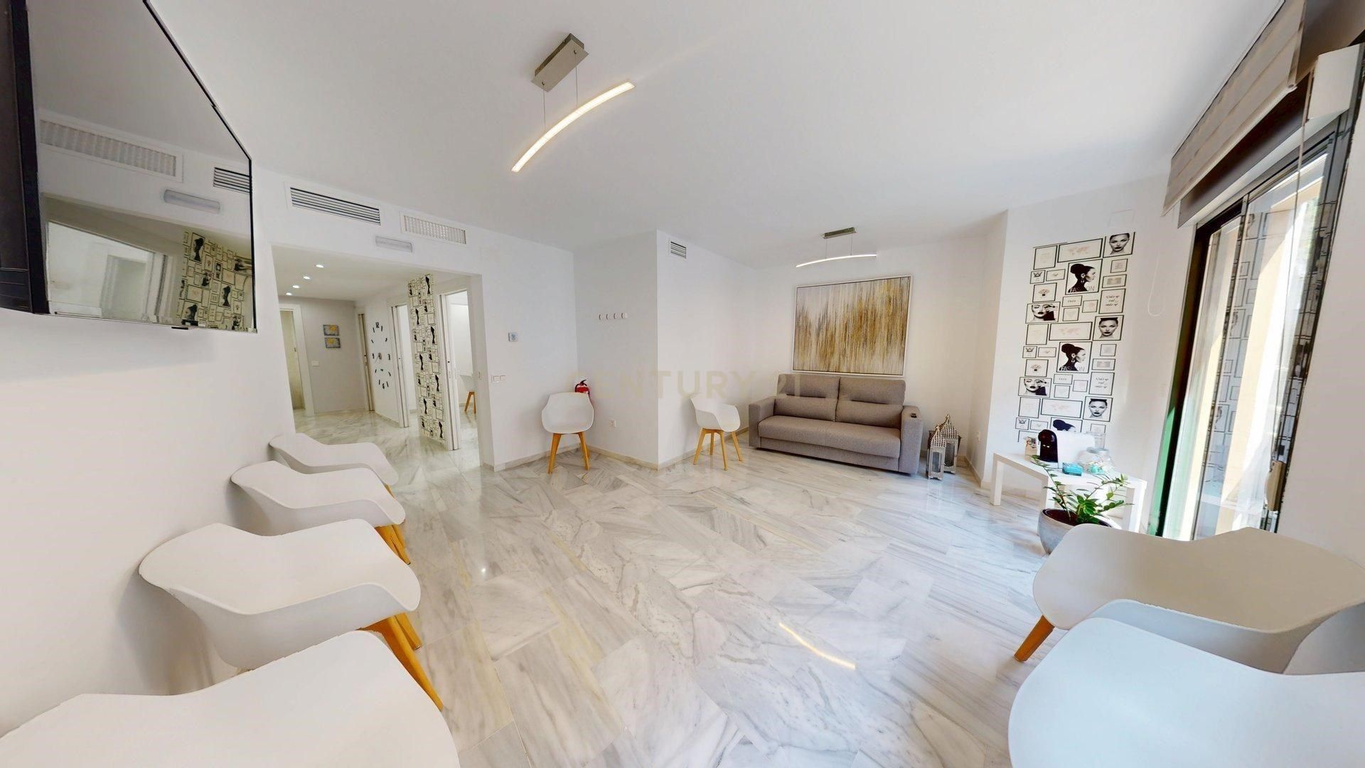 Living room of Office for sale in Málaga Capital  with Air Conditioner