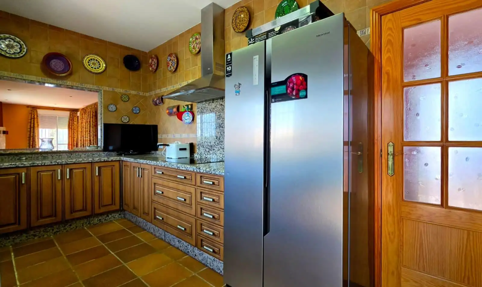 Cocina de Casa o chalet en venta en Guillena con Aire acondicionado y Piscina