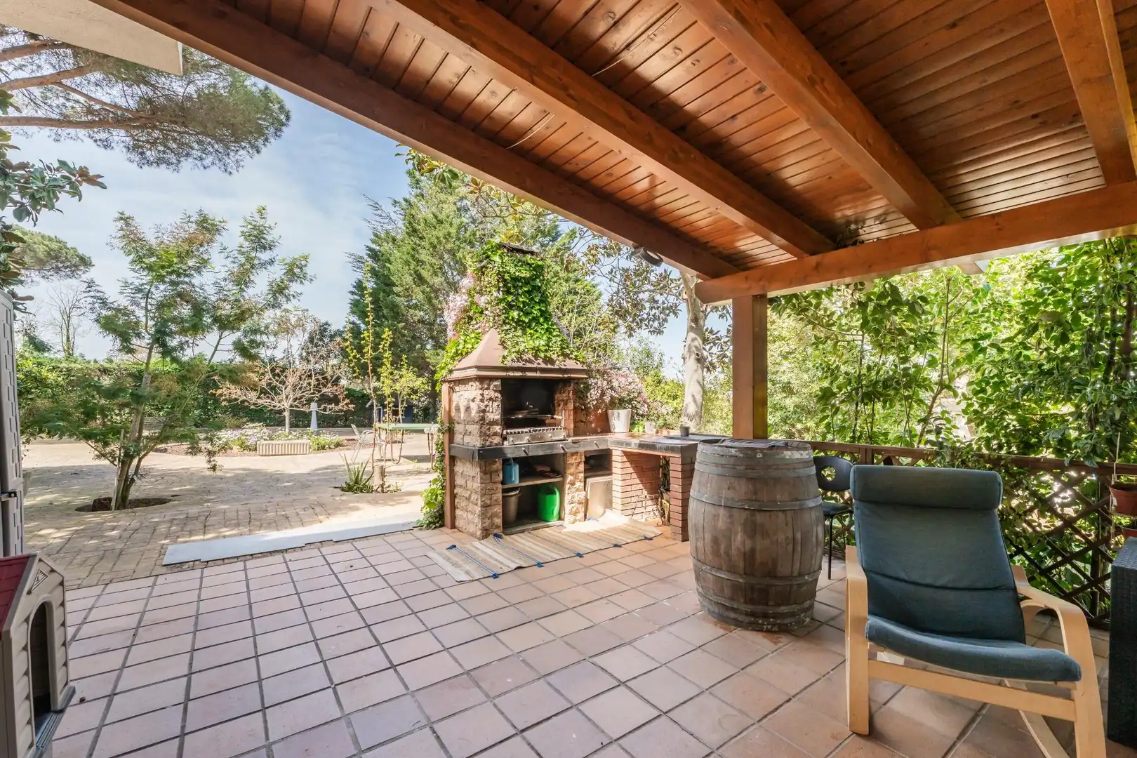 Terraza de Casa o chalet en venta en Vilanova del Vallès con Aire acondicionado, Calefacción y Jardín privado