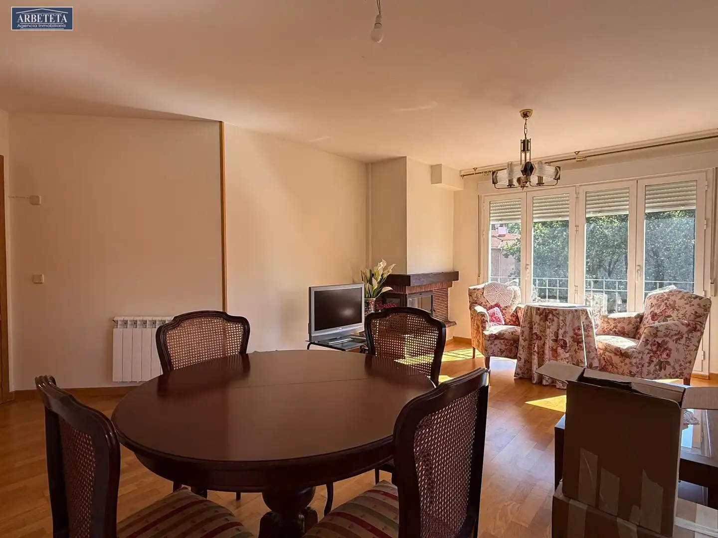 Esszimmer von Wohnung zum Verkauf in Sigüenza mit Heizung, Parkett und Gemeinschaftspool