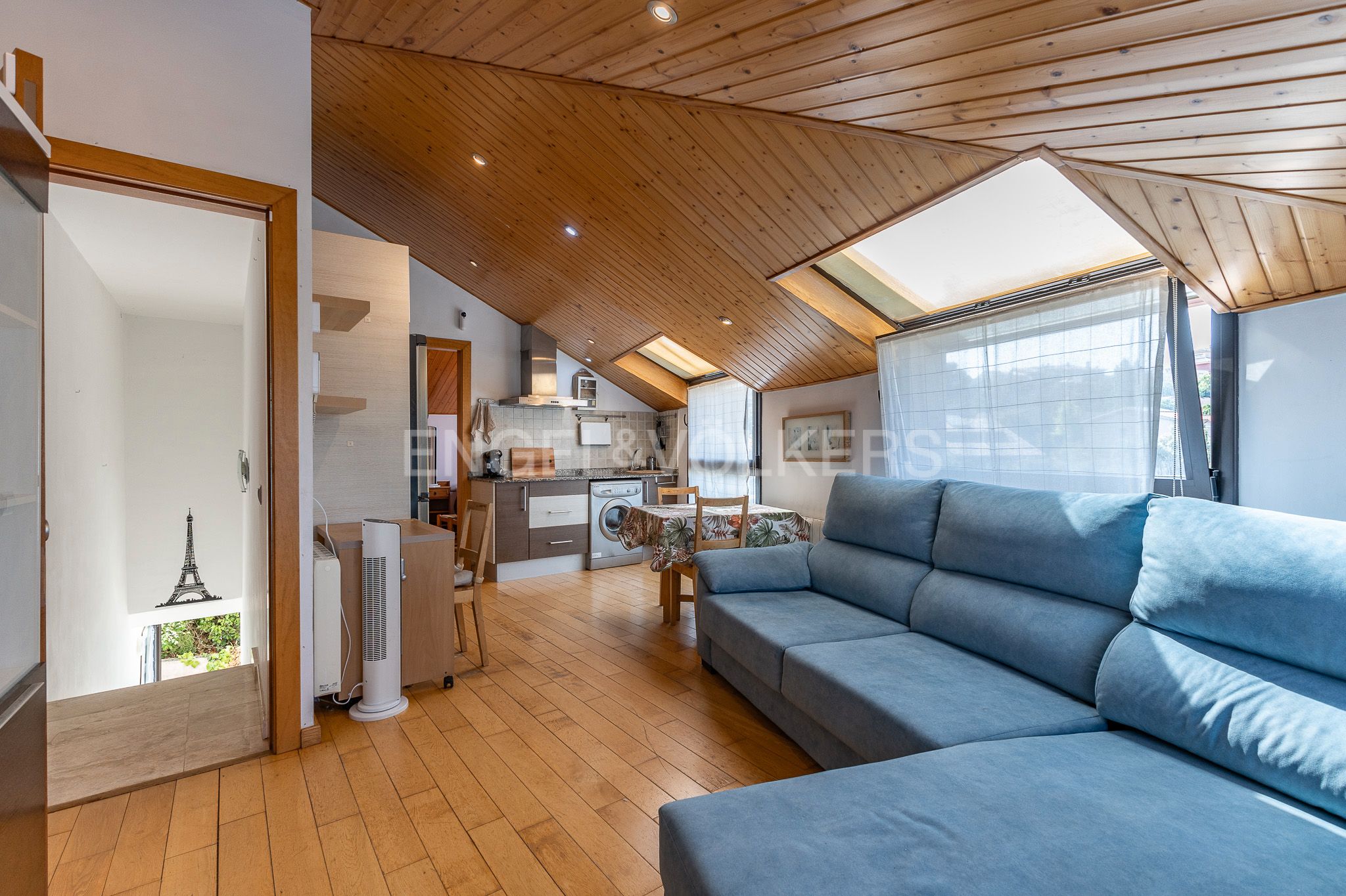 Living room of Attic for sale in Vacarisses  with Heating and Balcony
