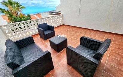 Terrace of Flat to rent in Adeje  with Community pool