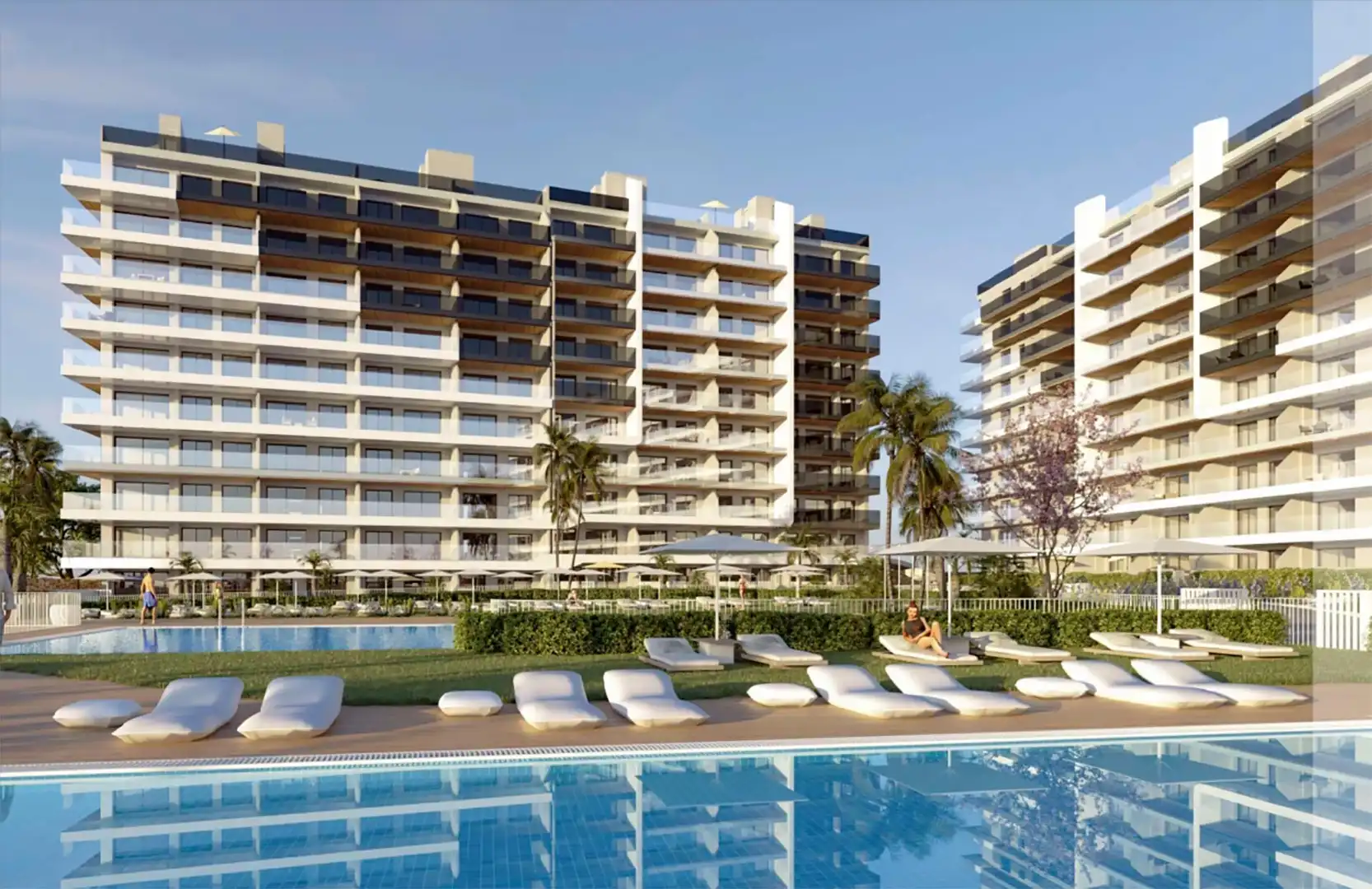 Apartament amb piscina en venda a Playa del Acequión, Náufragos y Rocío del Mar