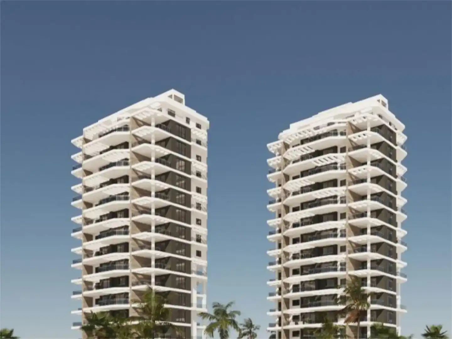 Vista exterior de Apartament en venda en Calpe / Calp amb Aire condicionat i Piscina