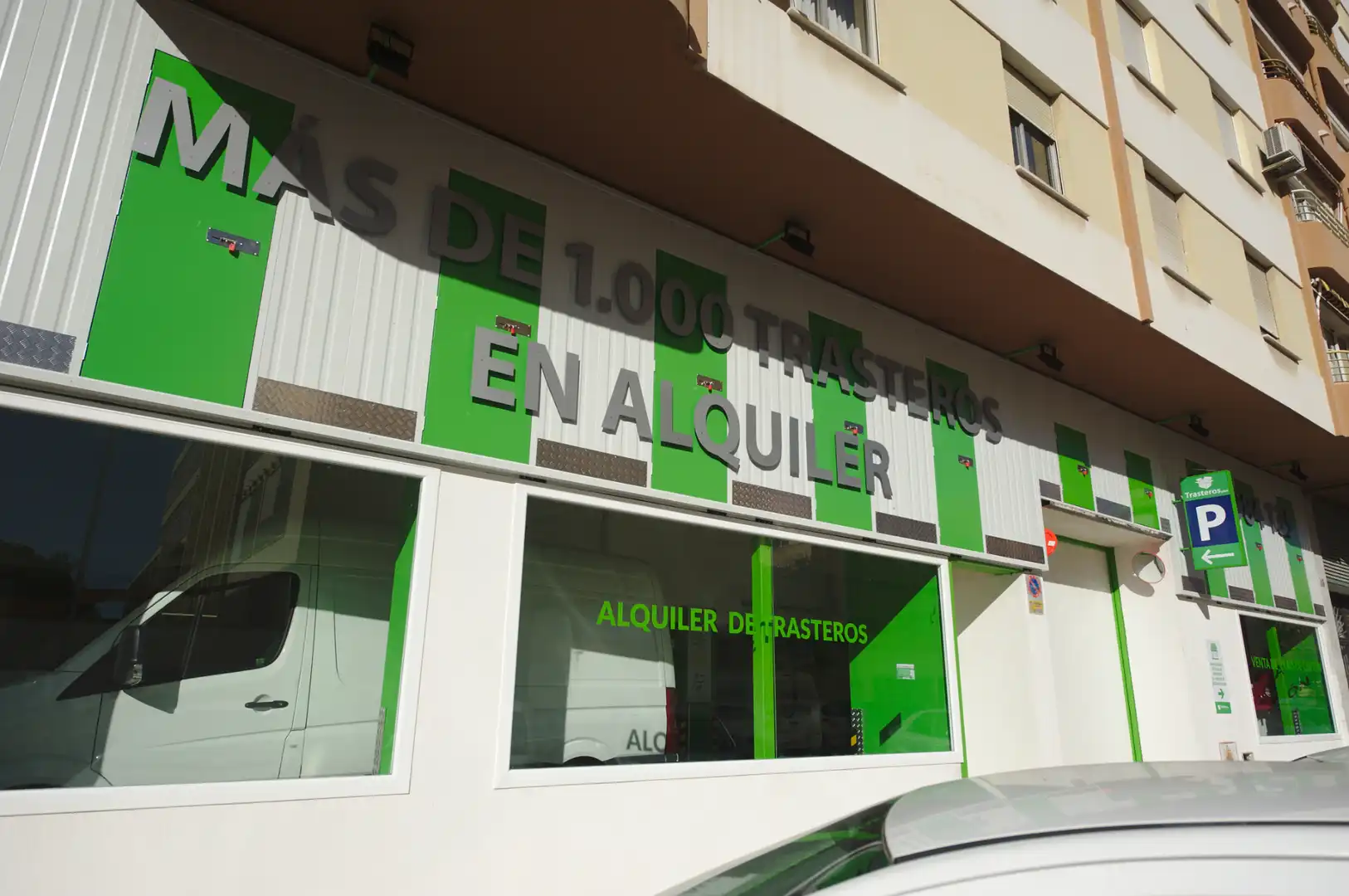 Traster de lloguer en Málaga amb Alarma