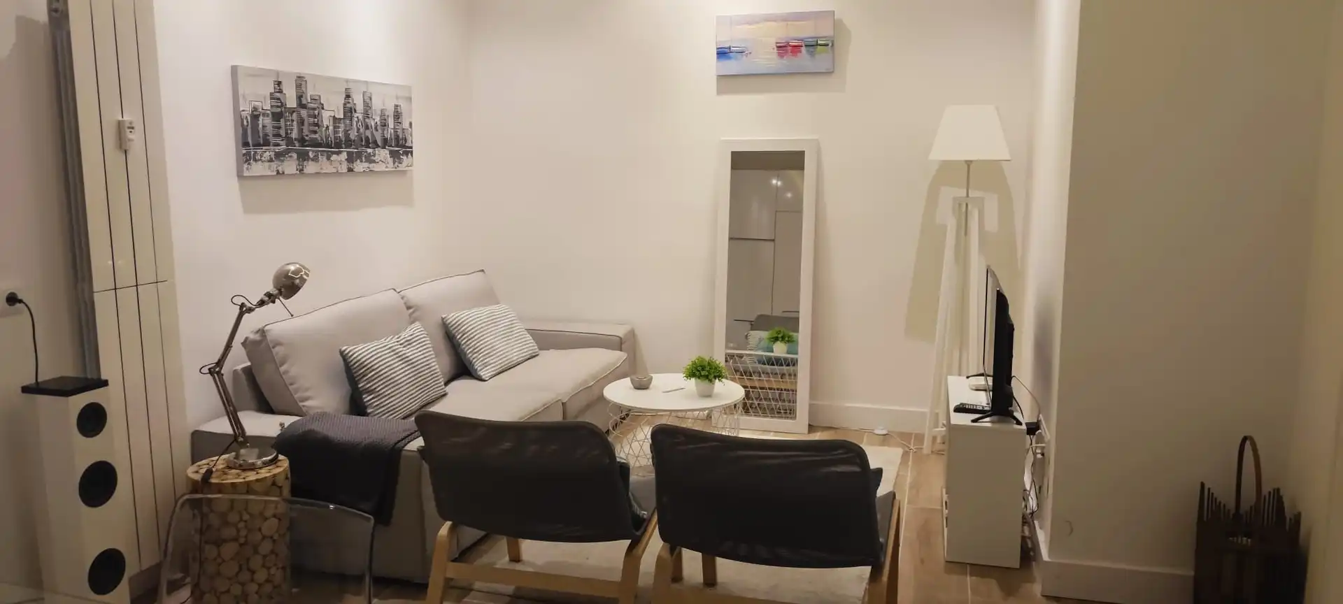 Sala de estar de Piso de alquiler en Madrid con Calefacción