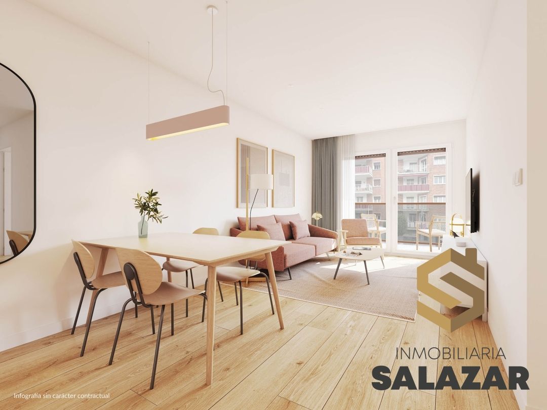 Sala d'estar de Pis en venda en Bilbao  amb Aire condicionat, Calefacció i Terrassa