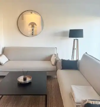 Wohnzimmer von Wohnung zum Verkauf in Benahavís mit Klimaanlage, Terrasse und Möbliert