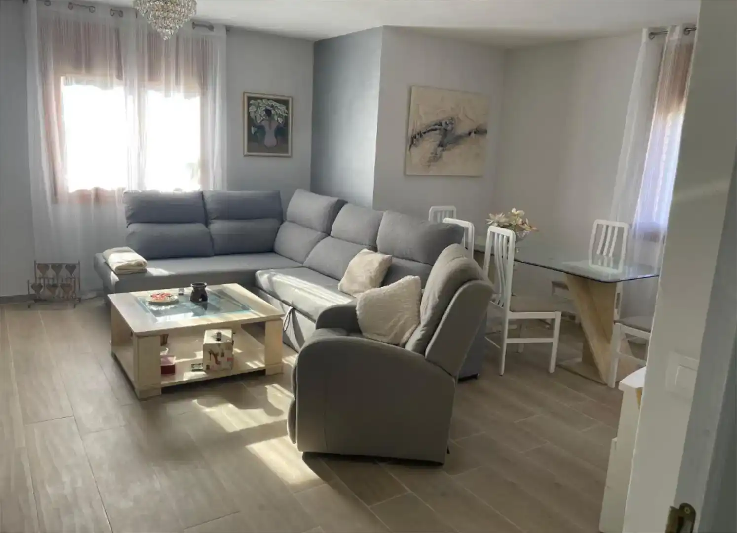 Wohnzimmer von Wohnung zum Verkauf in Alcañiz mit Abstellraum und Möbliert